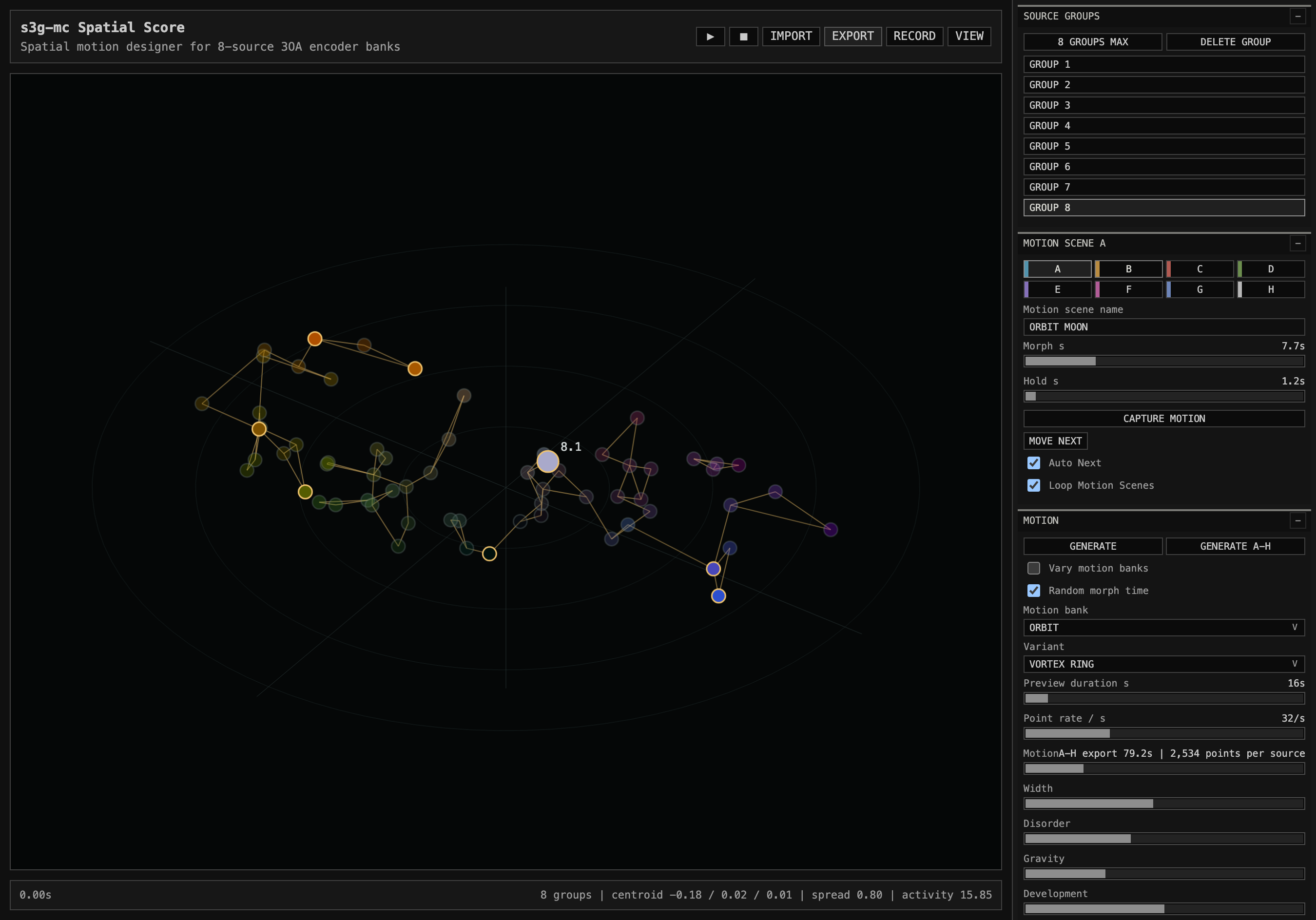 Spatial Score browser utility